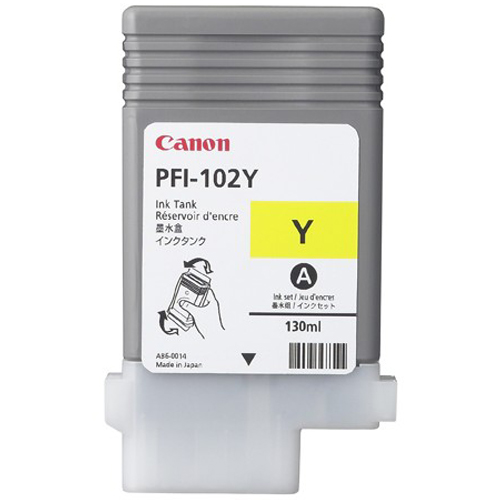 Картридж Canon PFI-102 Y (жёлтый) 130 мл