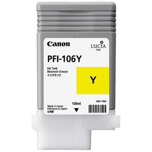 Картридж Canon PFI-106 Y (жёлтый) 130 мл