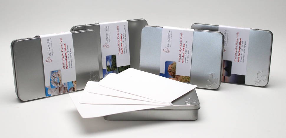 Hahnemuhle Photo Cards metall box FineArt Pearl 285gsm