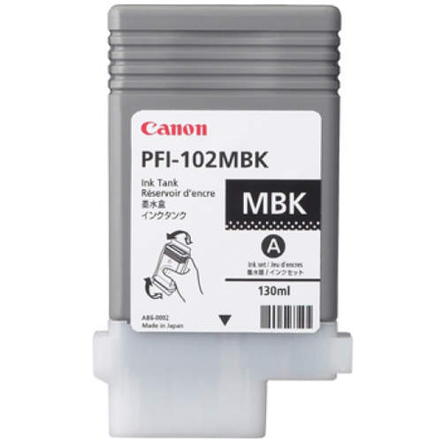 Картридж Canon PFI-102 MBK (чёрный матовый) 130 мл