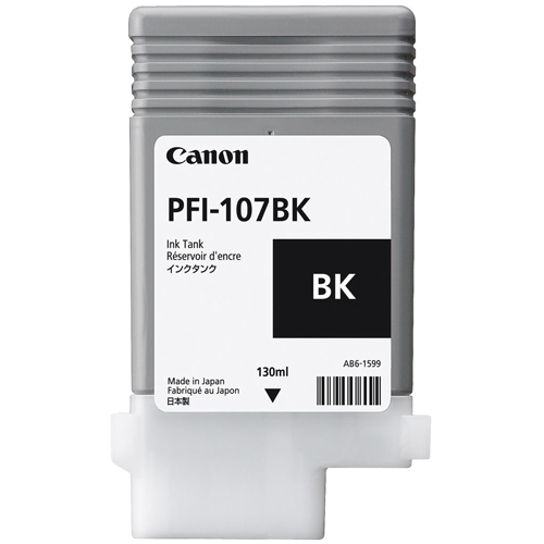 Картридж Canon PFI-107 BK (чёрный) 130 мл