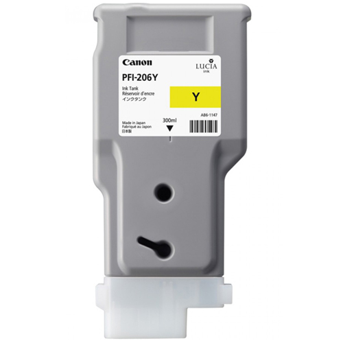 Картридж Canon PFI-206 Y (жёлтый) 300 мл