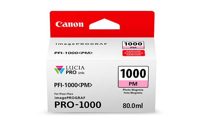 Картридж Canon PFI-1000 PM (малиновый фото) 80 мл