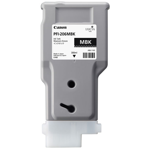 Картридж Canon PFI-206 MBK (чёрный матовый) 300 мл