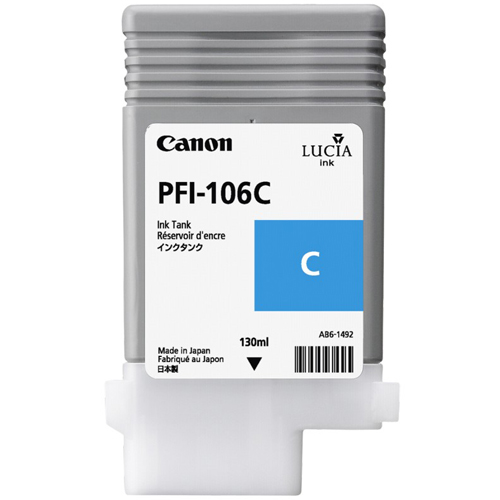 Картридж Canon PFI-106 C (голубой) 130 мл