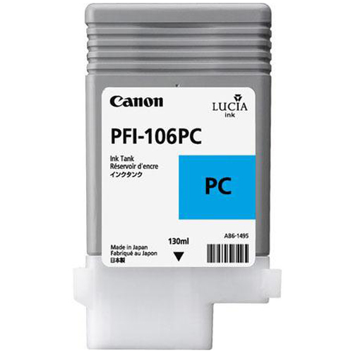 Картридж Canon PFI-106 PC (голубой фото) 130 мл