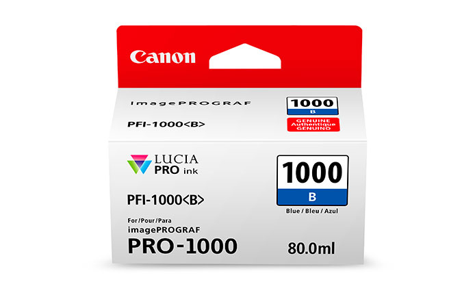 Картридж Canon PFI-1000 B (синий) 80 мл